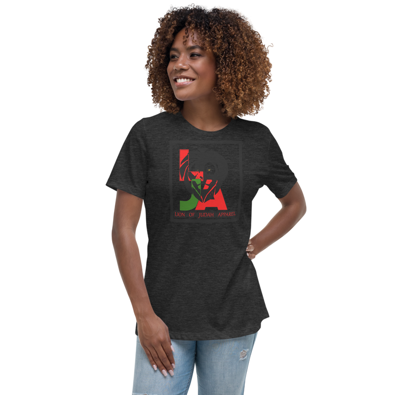 Lion Of Judah Apparel (L.O.J.A.) Design Women's Relaxed T-Shirt