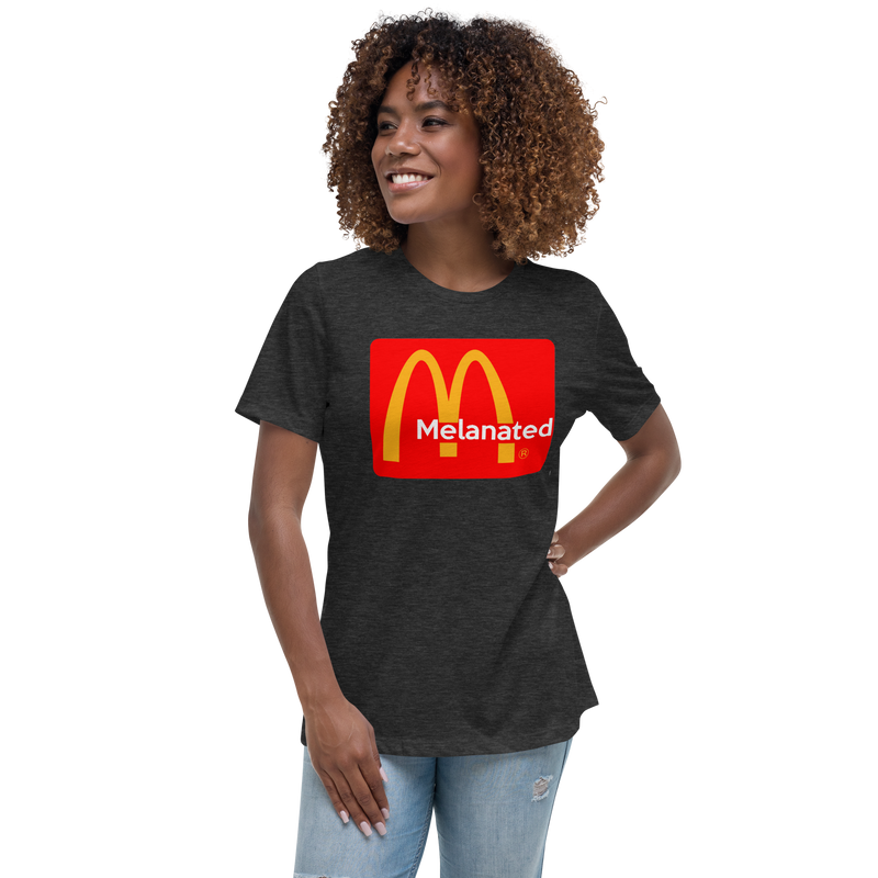 McDonalds Melanated Logo Women's Relaxed T-Shirt
