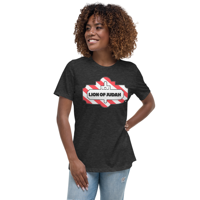 Lion Of Judah TGIF Fridays Wordplay Spinoff Design Women's Relaxed T-Shirt
