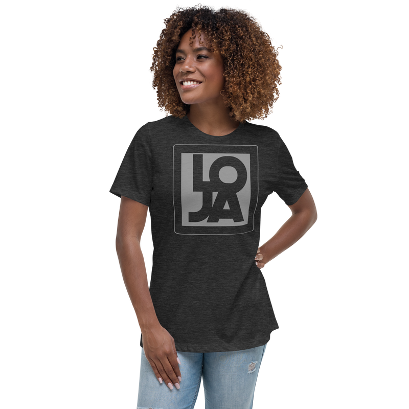 Space Grey Lion Of Judah Apparel Logo Women's Relaxed T-Shirt