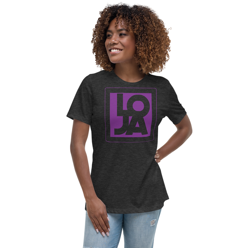 Royal King Purple Lion Of Judah Apparel Logo Women's Relaxed T-Shirt