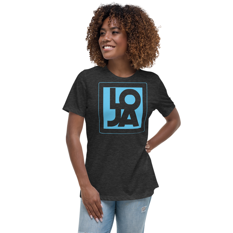 Lion Of Judah Apparel Logo Baby Blue Women's Relaxed T-Shirt