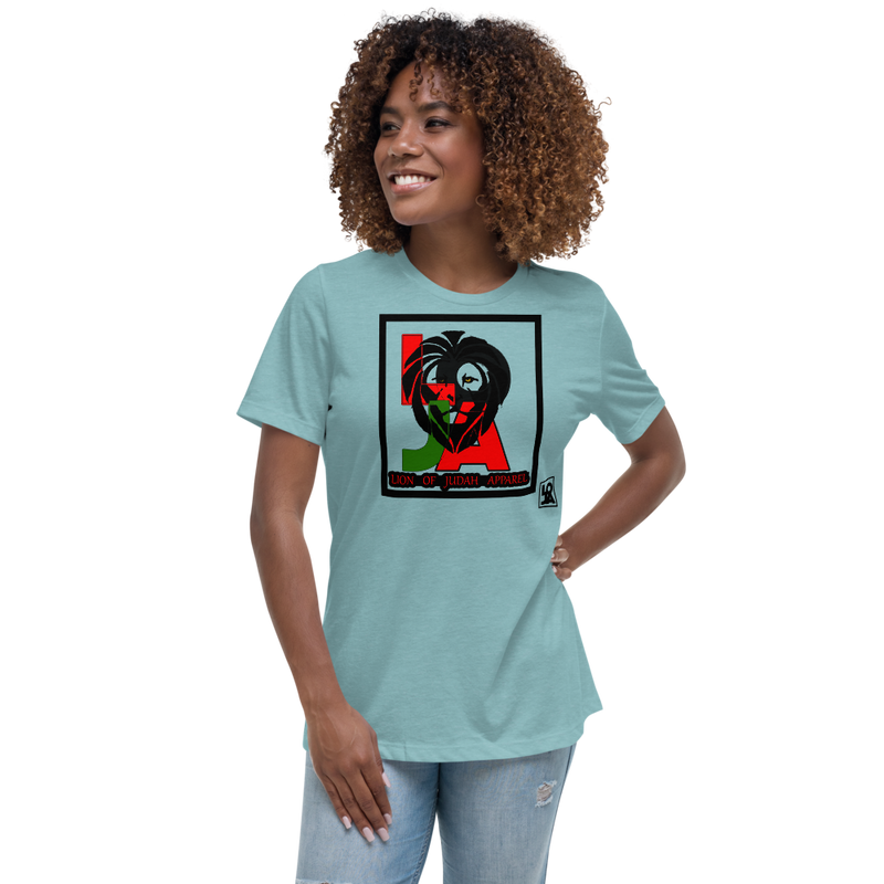 Lion Of Judah Apparel (L.O.J.A.) Design Women's Relaxed T-Shirt