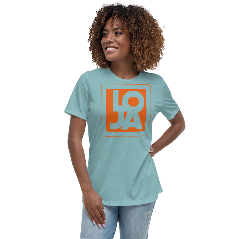 Texas Longhorn Orange Lion Of Judah Apparel Logo Women's Relaxed T-Shirt