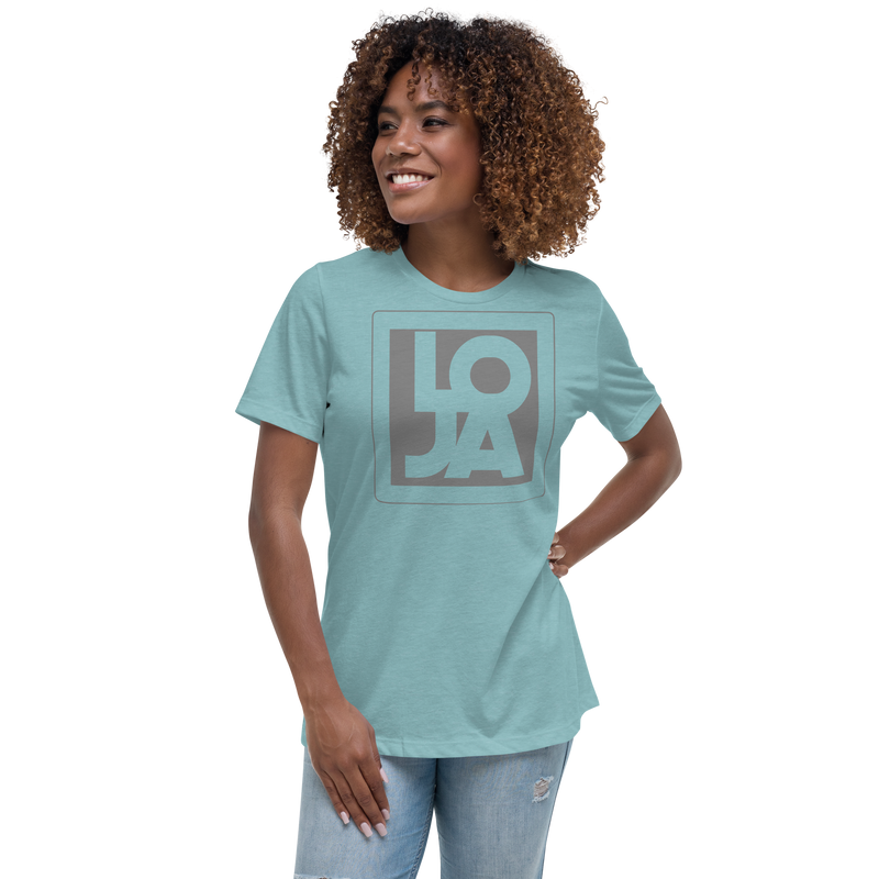 Space Grey Lion Of Judah Apparel Logo Women's Relaxed T-Shirt