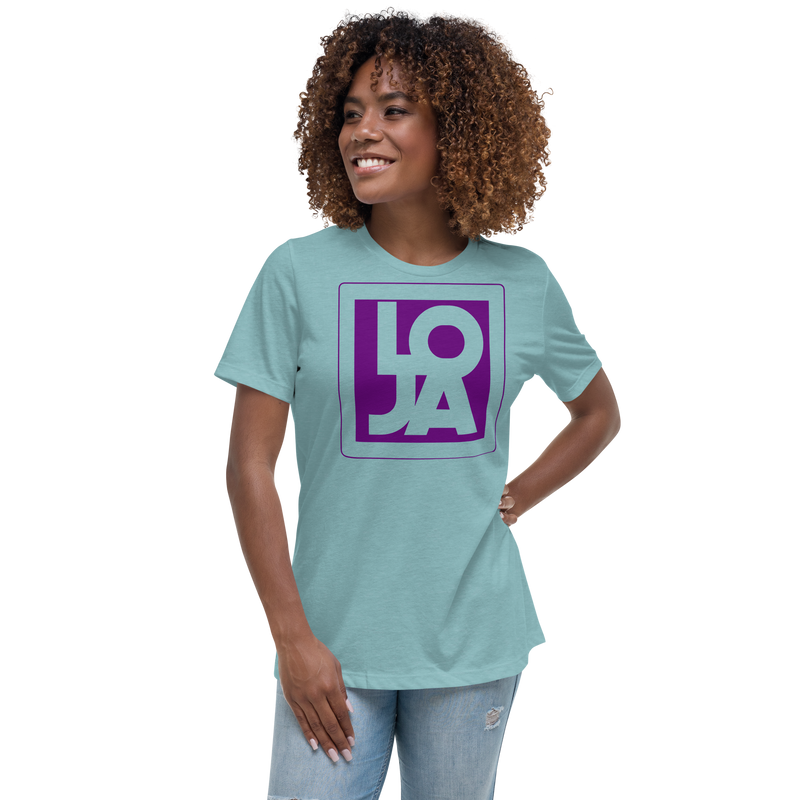Royal King Purple Lion Of Judah Apparel Logo Women's Relaxed T-Shirt