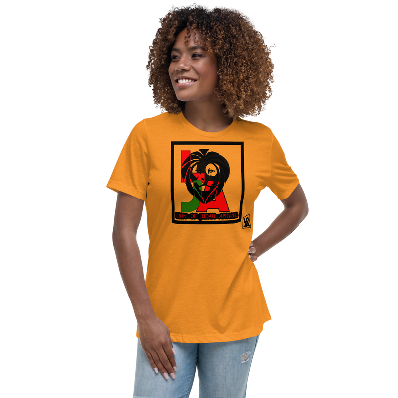 Lion Of Judah Apparel (L.O.J.A.) Design Women's Relaxed T-Shirt