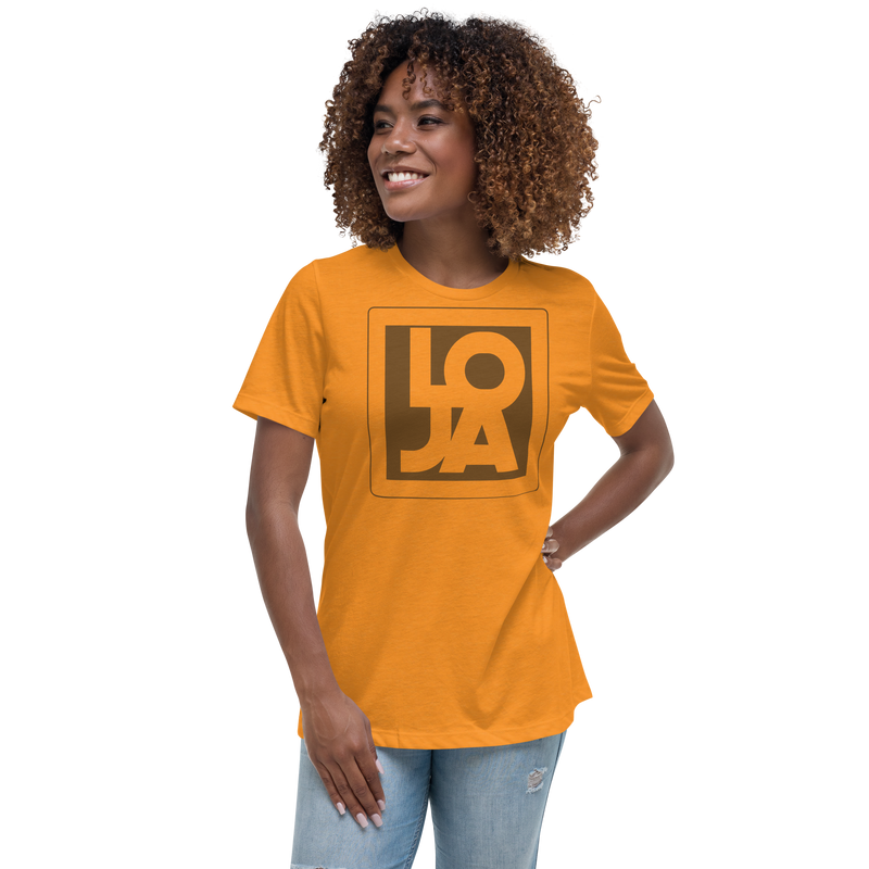 Lion Of Judah Apparel Logo Chocolate Brown Mocha Women's Relaxed T-Shirt