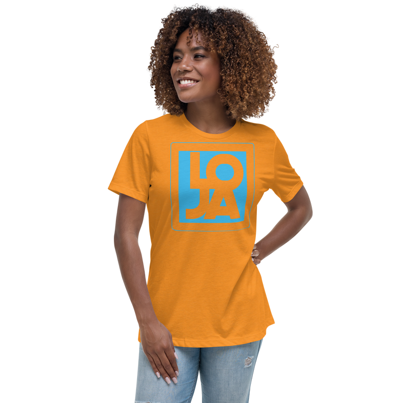 Lion Of Judah Apparel Logo Baby Blue Women's Relaxed T-Shirt