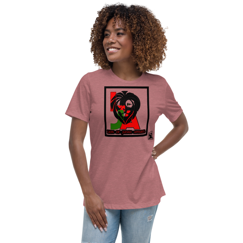 Lion Of Judah Apparel (L.O.J.A.) Design Women's Relaxed T-Shirt