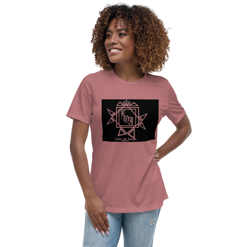 Lion Of Judah Design Women's Relaxed T-Shirt