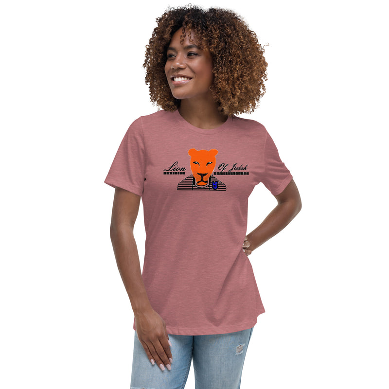 Lion Of Judah Design Women's Relaxed T-Shirt
