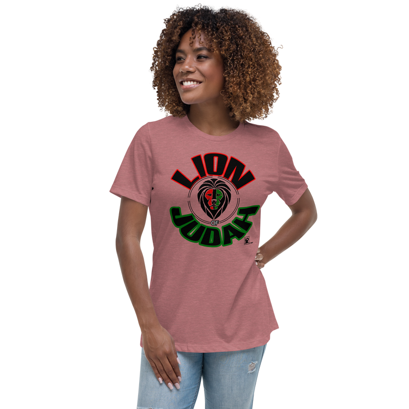 Lion Of Judah Design Women's Relaxed T-Shirt