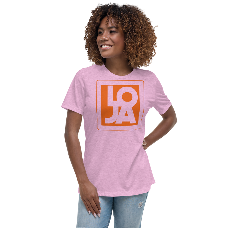 Texas Longhorn Orange Lion Of Judah Apparel Logo Women's Relaxed T-Shirt