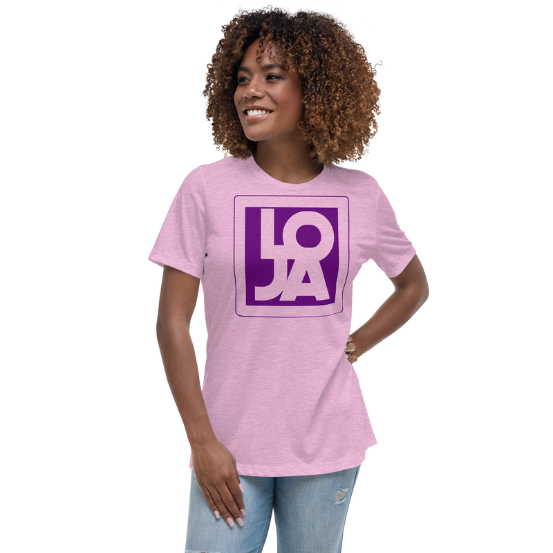 Royal King Purple Lion Of Judah Apparel Logo Women's Relaxed T-Shirt