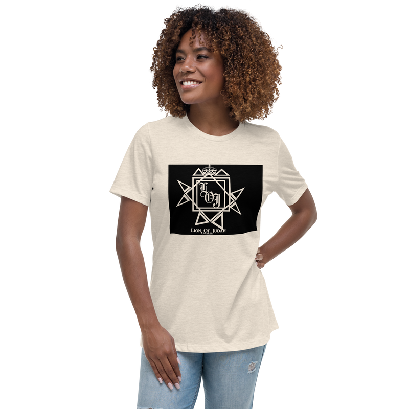 Lion Of Judah Design Women's Relaxed T-Shirt