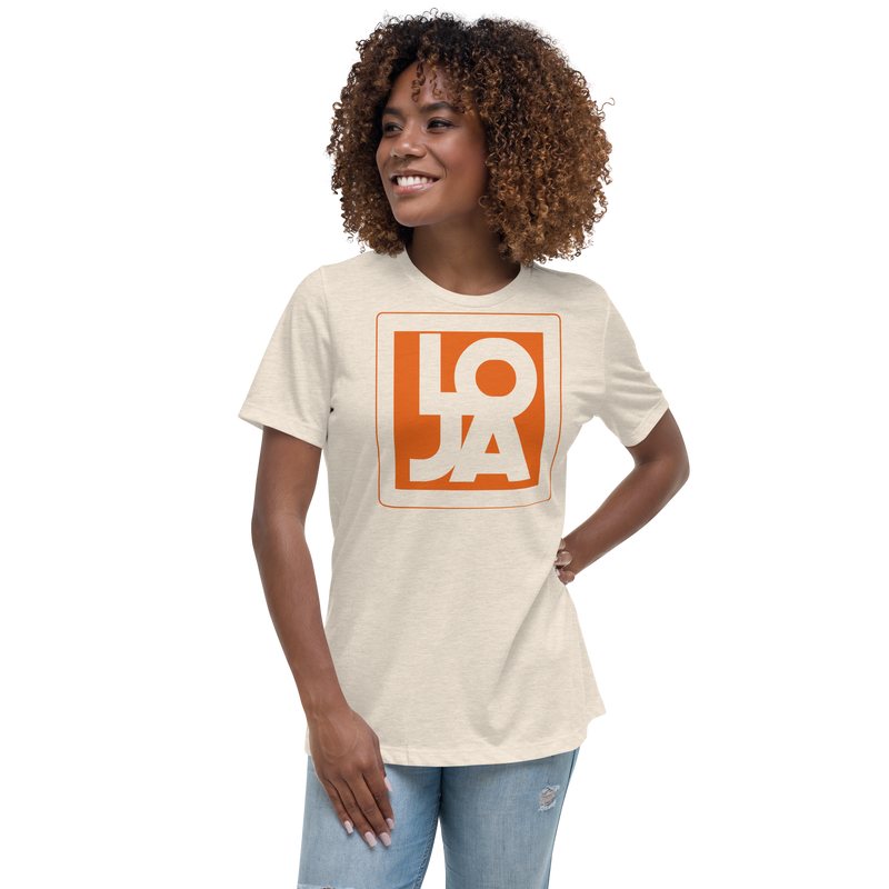Texas Longhorn Orange Lion Of Judah Apparel Logo Women's Relaxed T-Shirt