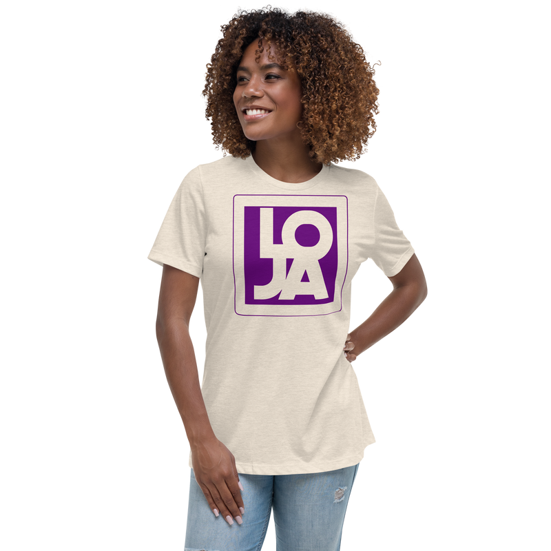Royal King Purple Lion Of Judah Apparel Logo Women's Relaxed T-Shirt