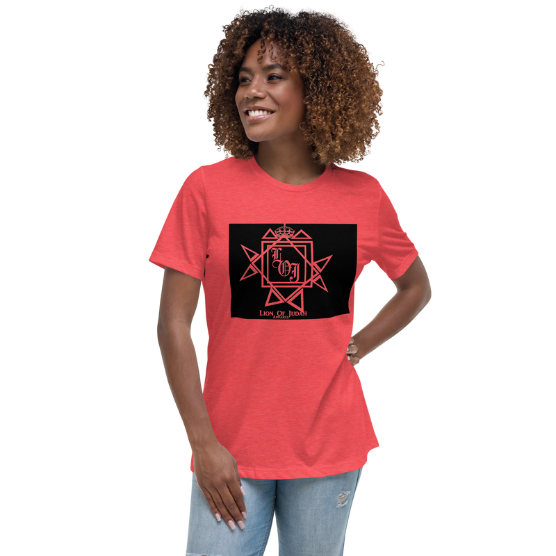Lion Of Judah Design Women's Relaxed T-Shirt