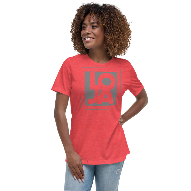 Space Grey Lion Of Judah Apparel Logo Women's Relaxed T-Shirt