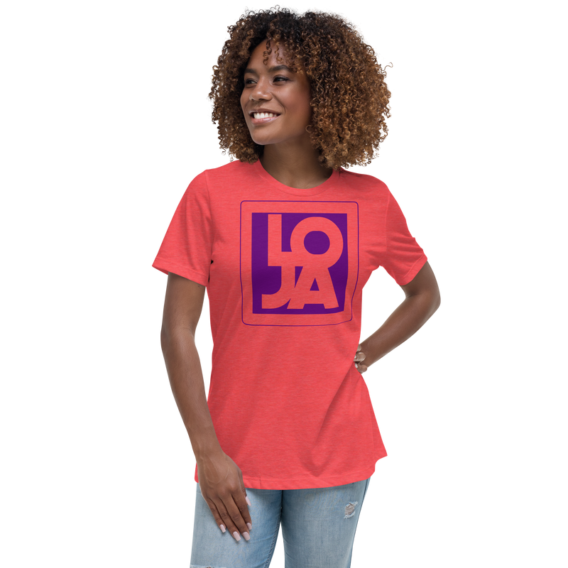 Royal King Purple Lion Of Judah Apparel Logo Women's Relaxed T-Shirt