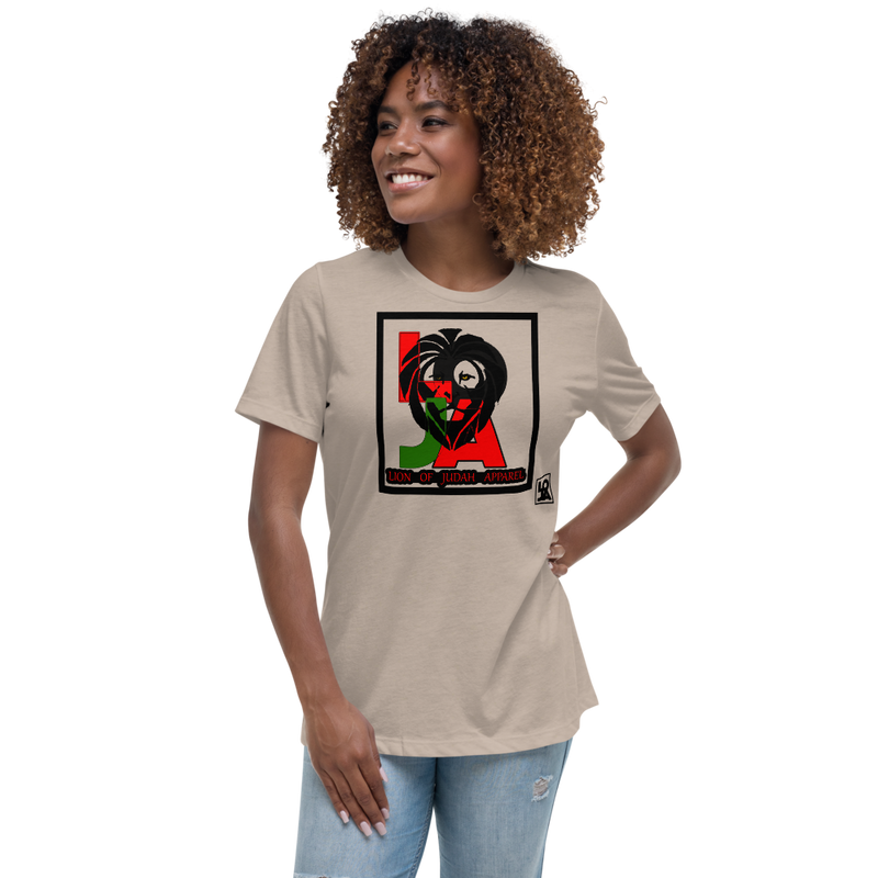 Lion Of Judah Apparel (L.O.J.A.) Design Women's Relaxed T-Shirt