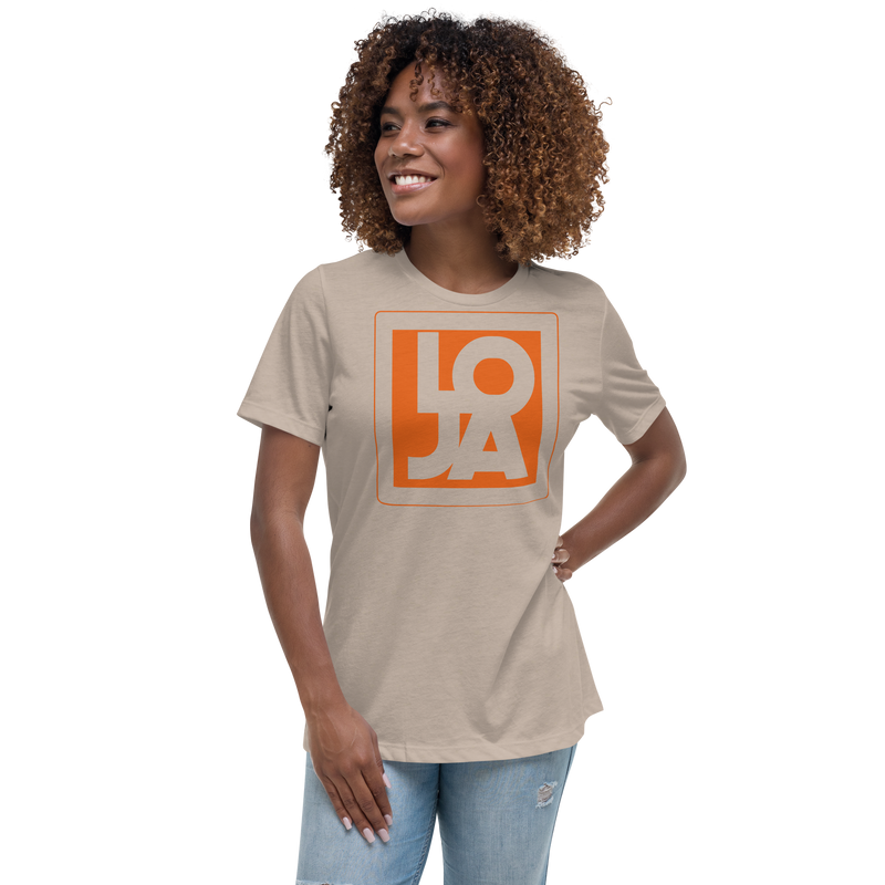 Texas Longhorn Orange Lion Of Judah Apparel Logo Women's Relaxed T-Shirt