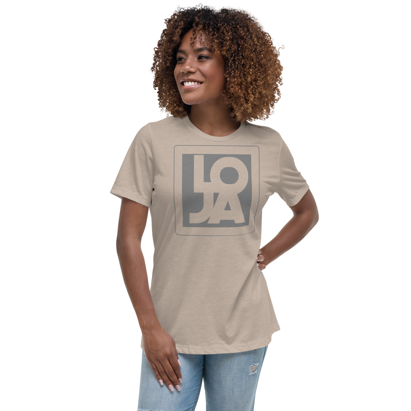 Space Grey Lion Of Judah Apparel Logo Women's Relaxed T-Shirt