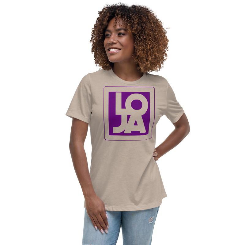 Royal King Purple Lion Of Judah Apparel Logo Women's Relaxed T-Shirt