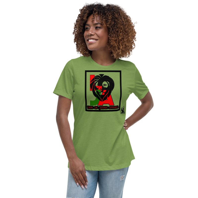 Lion Of Judah Apparel (L.O.J.A.) Design Women's Relaxed T-Shirt