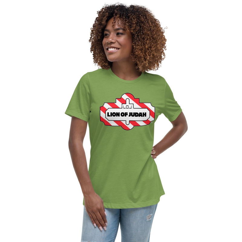 Lion Of Judah TGIF Fridays Wordplay Spinoff Design Women's Relaxed T-Shirt