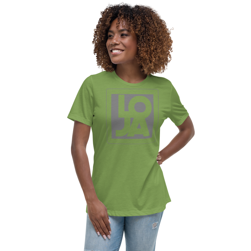 Space Grey Lion Of Judah Apparel Logo Women's Relaxed T-Shirt