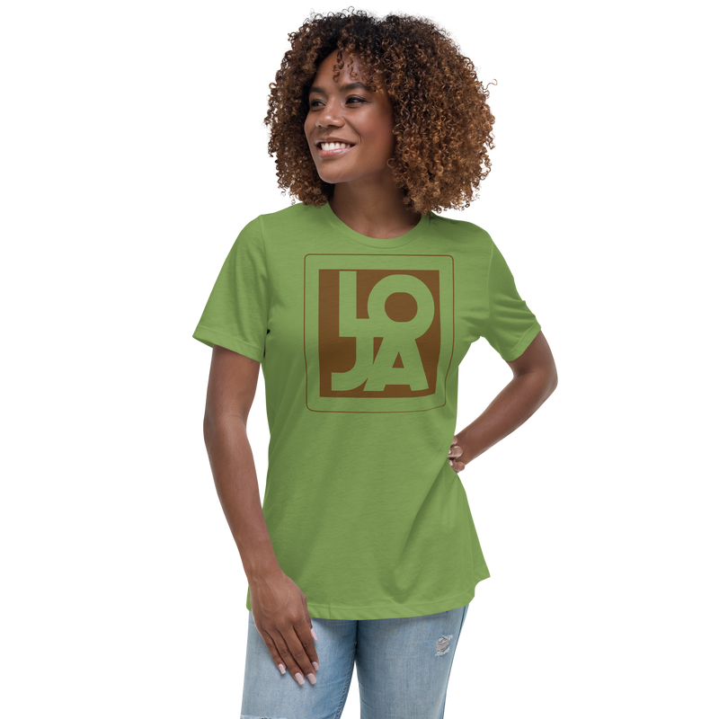 Lion Of Judah Apparel Logo Chocolate Brown Mocha Women's Relaxed T-Shirt
