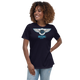 Lion Of Judah Baby Blue logo Women's Relaxed T-Shirt