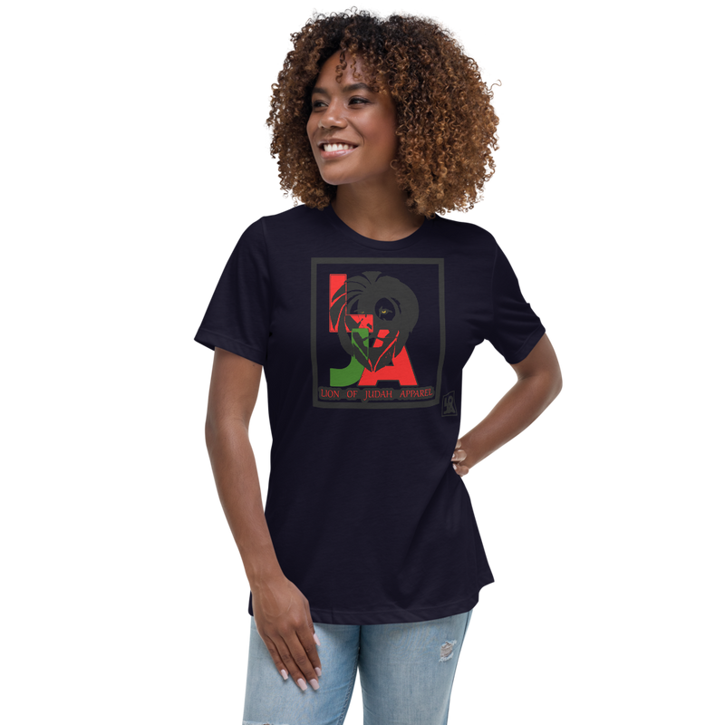 Lion Of Judah Apparel (L.O.J.A.) Design Women's Relaxed T-Shirt
