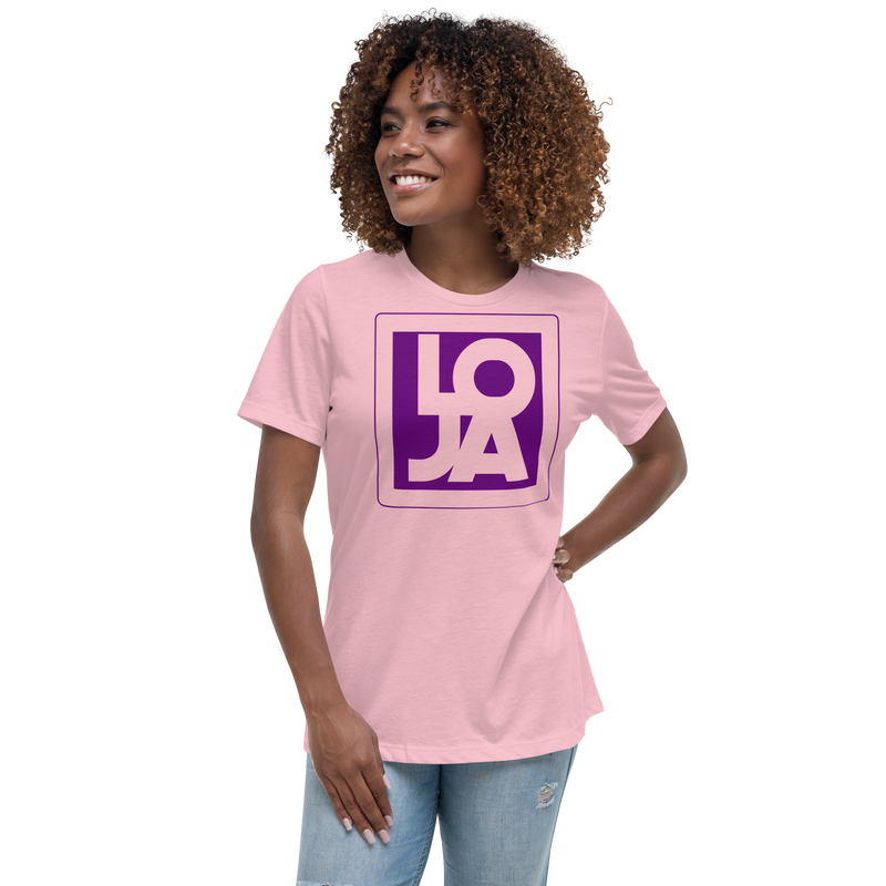 Royal King Purple Lion Of Judah Apparel Logo Women's Relaxed T-Shirt