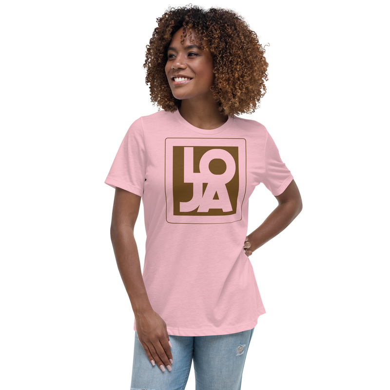 Lion Of Judah Apparel Logo Chocolate Brown Mocha Women's Relaxed T-Shirt