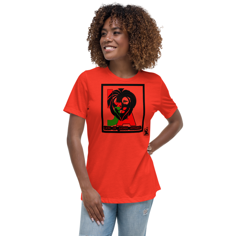 Lion Of Judah Apparel (L.O.J.A.) Design Women's Relaxed T-Shirt