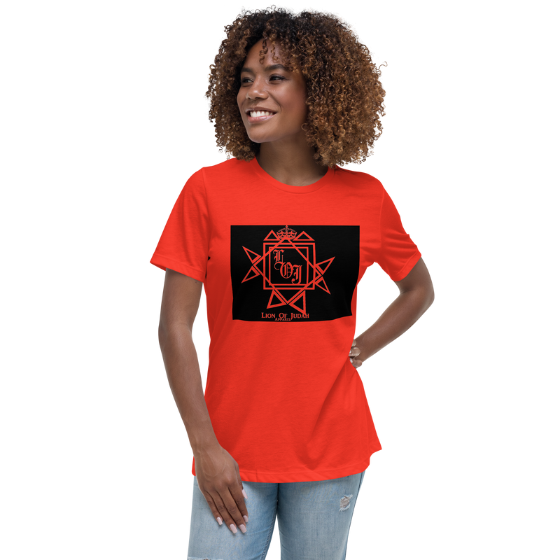 Lion Of Judah Design Women's Relaxed T-Shirt