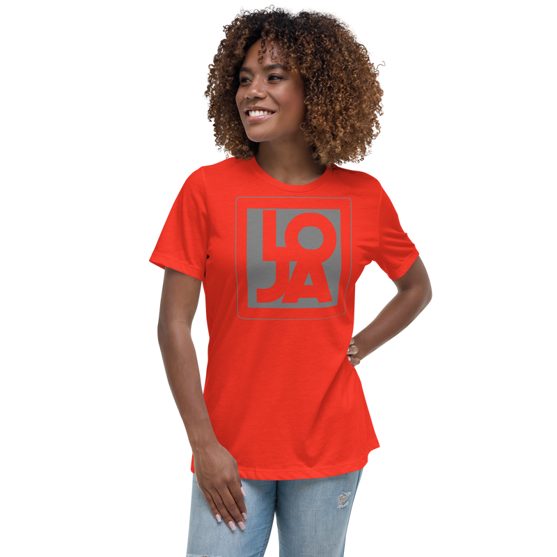 Space Grey Lion Of Judah Apparel Logo Women's Relaxed T-Shirt