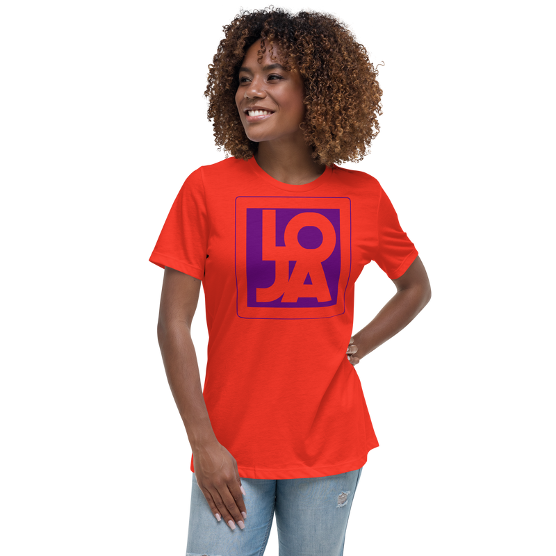 Royal King Purple Lion Of Judah Apparel Logo Women's Relaxed T-Shirt