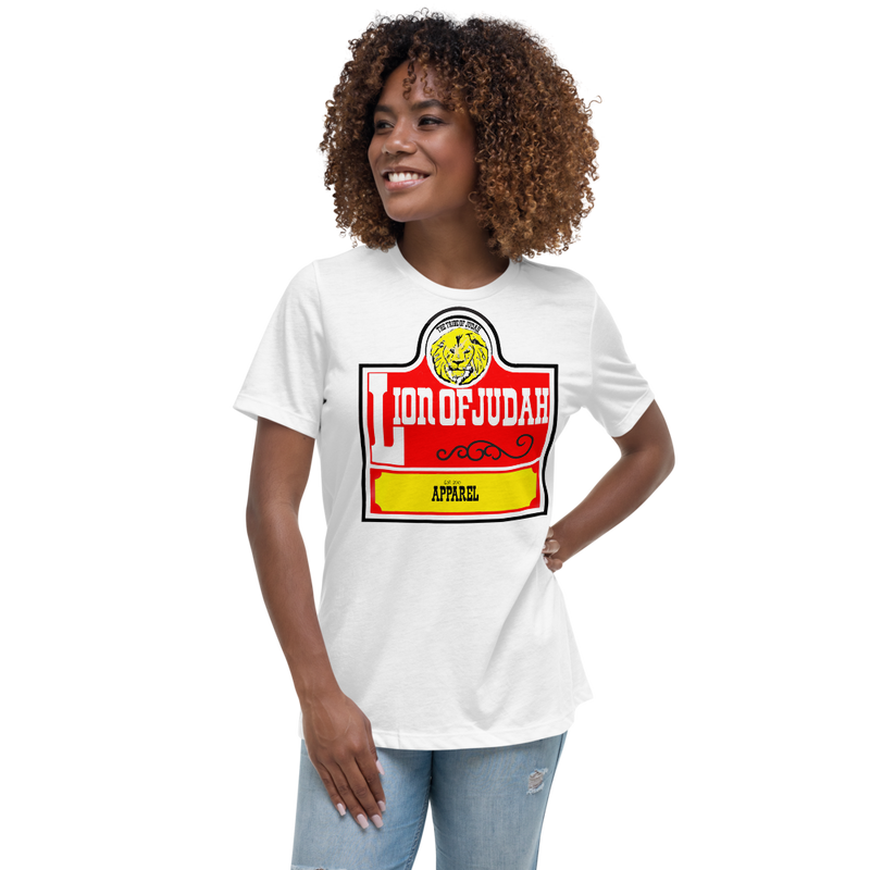 Lion Of Judah apparel Wendy's Throwback Logo Women's Relaxed T-Shirt