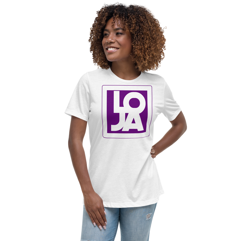Royal King Purple Lion Of Judah Apparel Logo Women's Relaxed T-Shirt