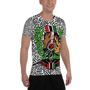 Lion Of Judah God All-Over Print Men's Athletic T-shirt