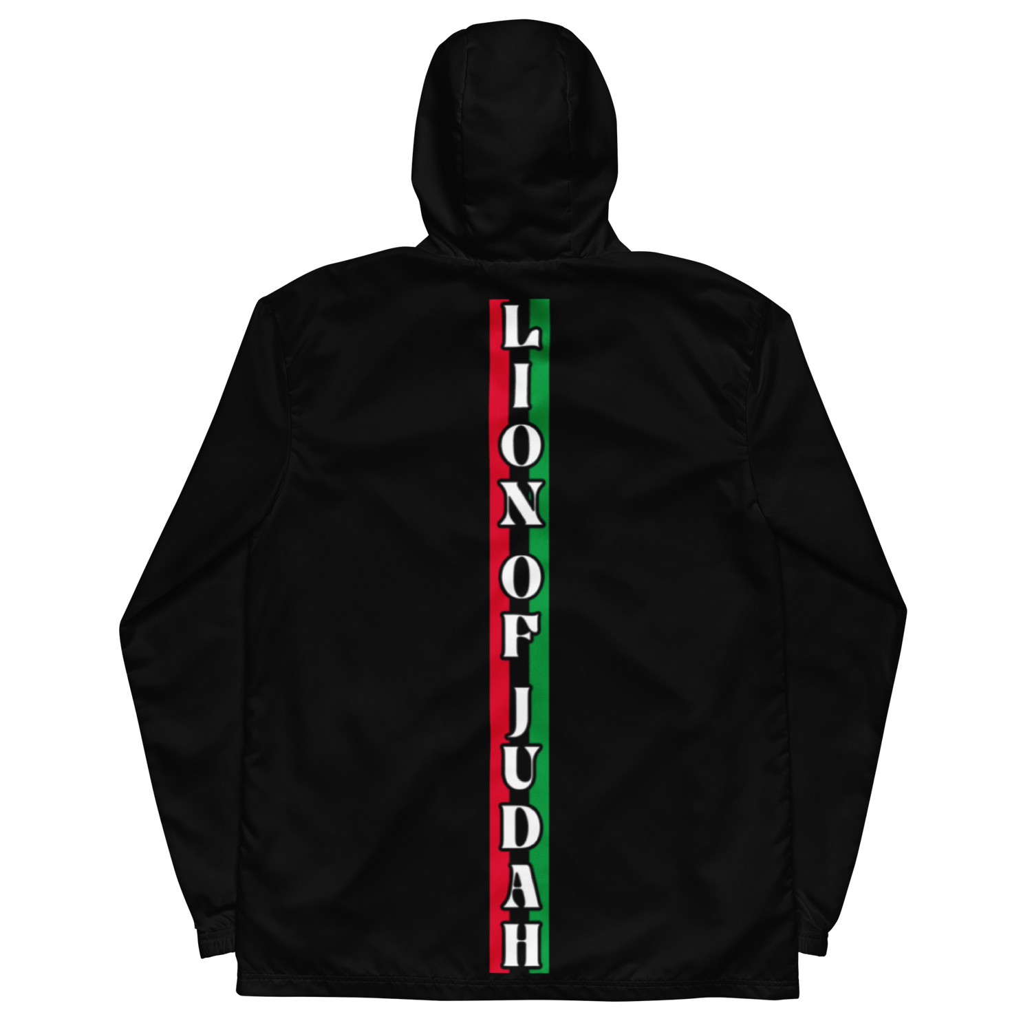 Lion Of Judah God Men’s Black windbreaker