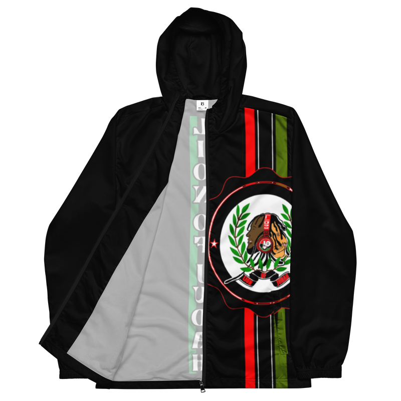 Lion Of Judah God Men’s Black windbreaker