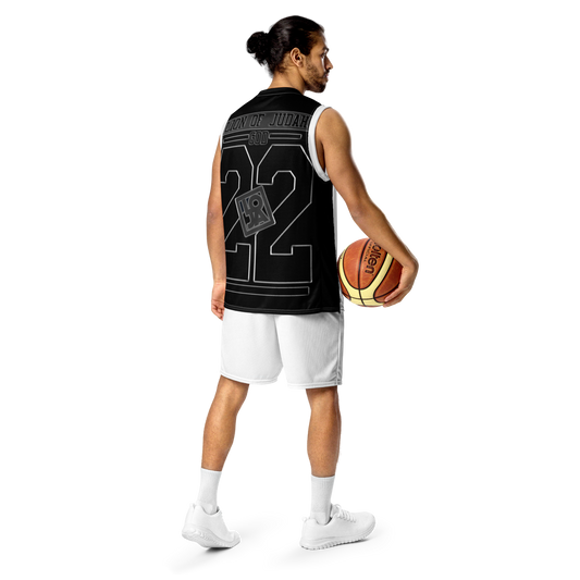 Lion Of Judah GOD Recycled unisex basketball jersey