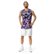 Lion Of Judah Wingz Design Recycled unisex Purple camouflage Design basketball jersey