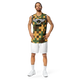 Lion Of Judah Wingz Design Recycled unisex Camo Geometric Square Pattern Design basketball jersey