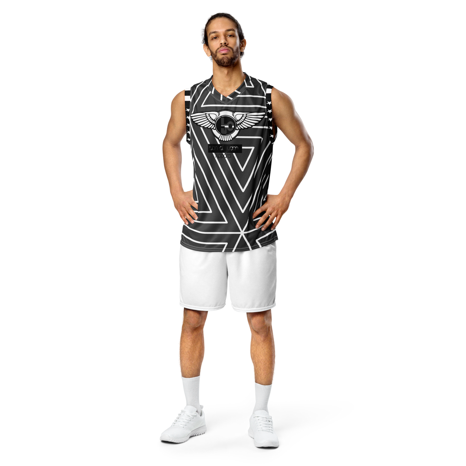 Lion Of Judah Wingz Design Recycled unisex Abstract Art Pattern Design basketball jersey